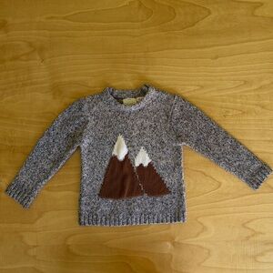 Zara Marled Knit Baby Sweater in Neutral Mix